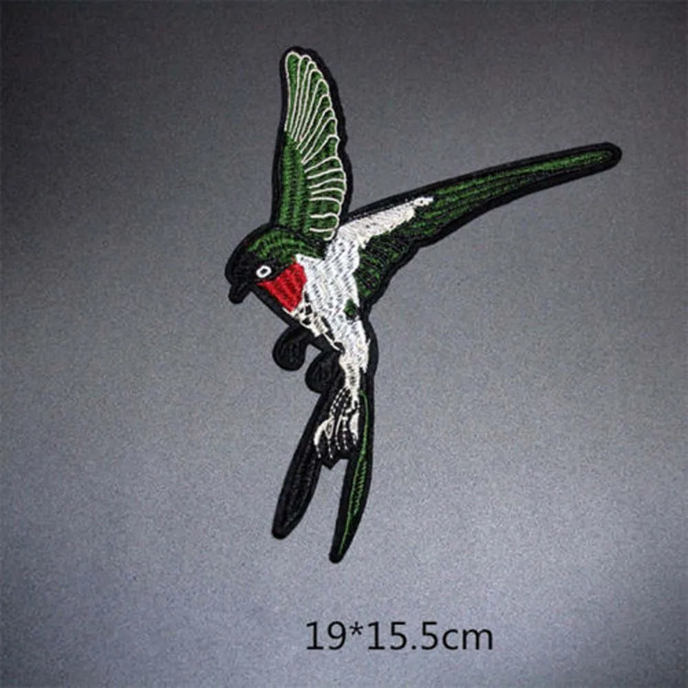 2 шт. Кружевная аппликация с вышивкой птицы|Вышивка| |