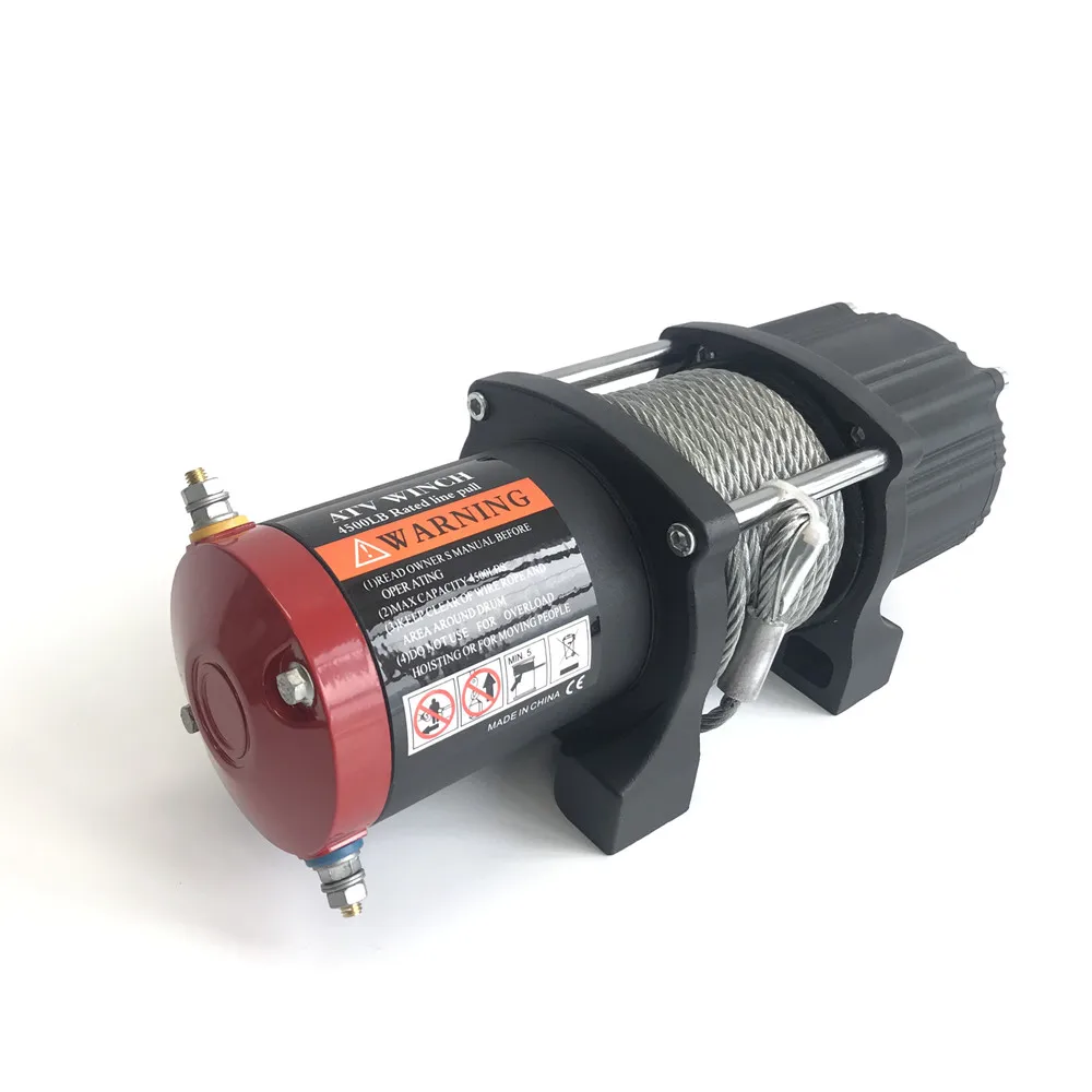 12v 4500lb электрическая лебедка с дистанционным управлением набор тяжелых ATV