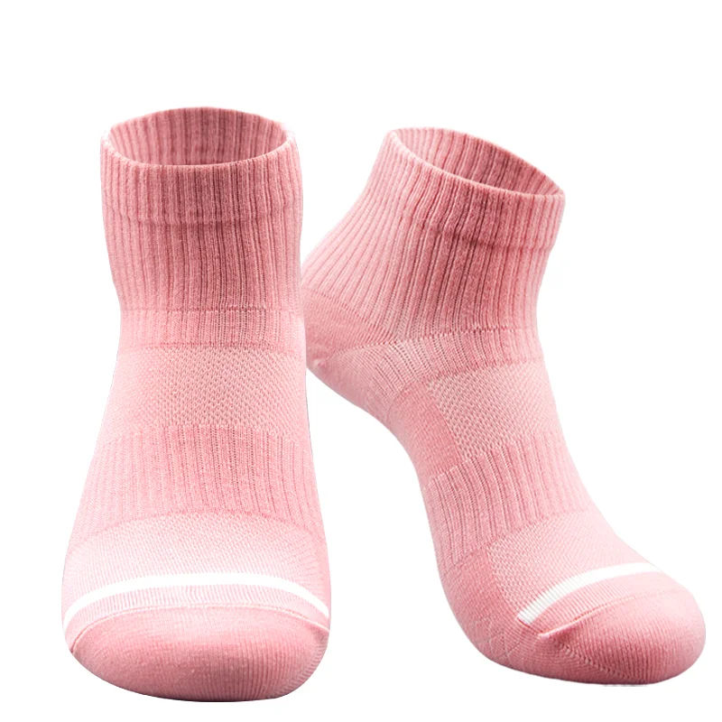 Однотонные носки до щиколотки для мужчин и женщин сетчатые антибактериальные с