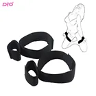 OLO секс-игрушки для взрослых для женщин пар БДСМ Связывание фиксаторы регулируемые наручники на щиколотке нейлоновые ремешки Фетиш Секс