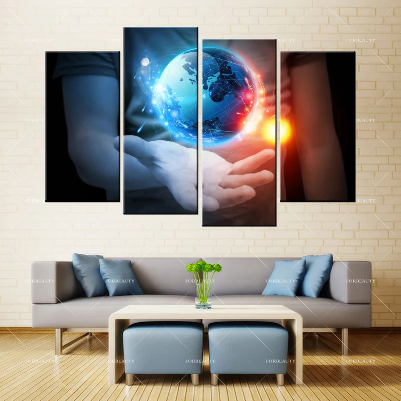 Forbeauty Холст Живопись стены Искусство Spray спрей печать водонепроницаемый чернила