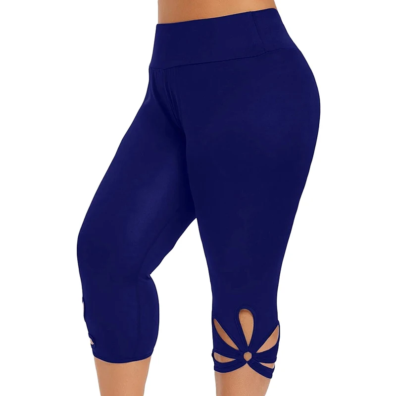 

Fashion Leggings Women Solid Hollow Elastic Waist Casual Leggings Pants Jeggings Leggins Mujer