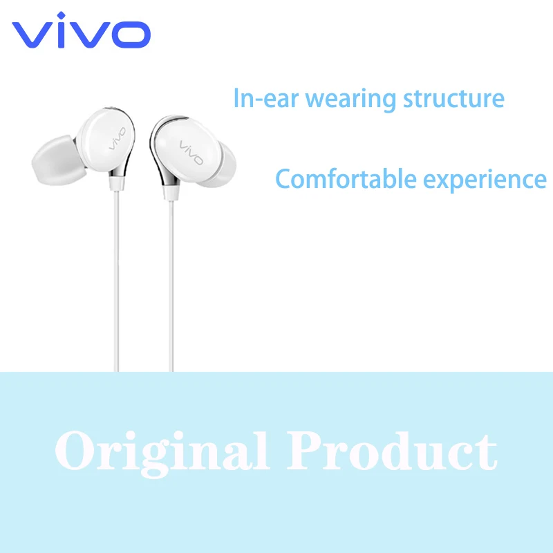 

vivo xe800 headset in-ear wire-controlled Hi-Fi high-fidelity music noise reduction earplugs