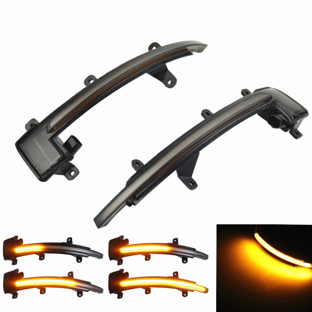 

LED Dynamic Turn Signal Light For Audi TT TTS MK2 8J 2007-2014 TTRS R8 Side Mirror Indicator Lamp Sequential Blinker Trim