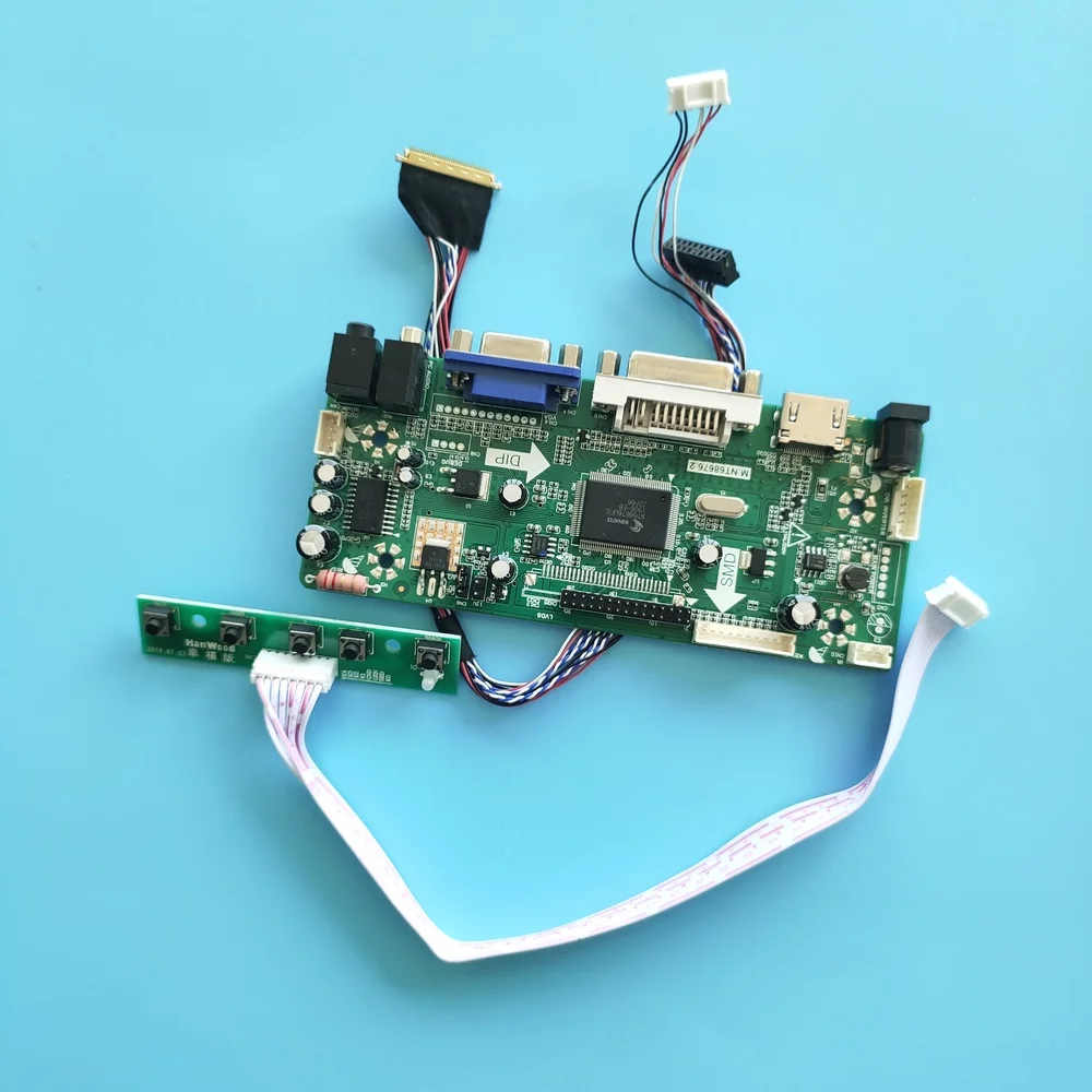 

For LTN156AT02-A02 display 1366*768 15.6" Panel Controller board Screen LED LCD kit VGA M.NT68676 HDMI-compatible DVI DIY 40pin