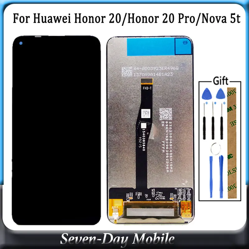 ЖК-дисплей для Huawei Honor 20 /Honor Pro сенсорный экран Nova 5T в сборе 100% тестирование |