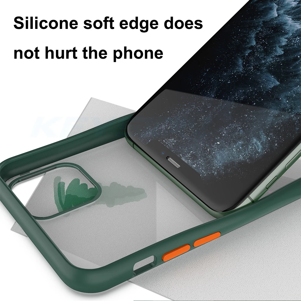 KEYSION, модный матовый чехол для iPhone 11 Pro 11 Pro Max, Противоударная прозрачная задняя крышка для телефона Apple iPhone 11 11 Pro Max