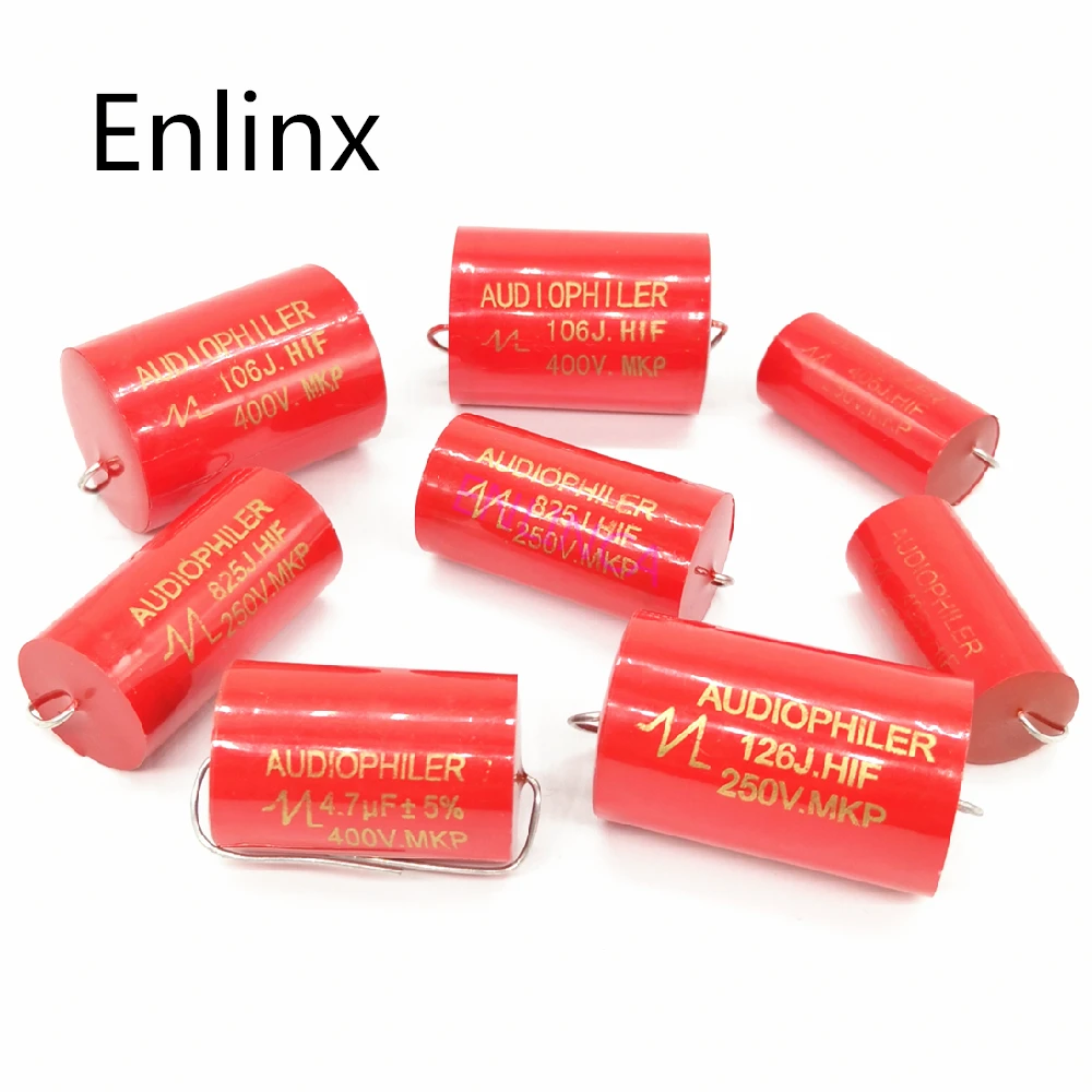 Аудиоконденсатор Audiophiler осевой MKP DC Hi Fi DIY аудио класса 250 в 400 0 47 мкФ 1 4 7 5 6 8 10 для