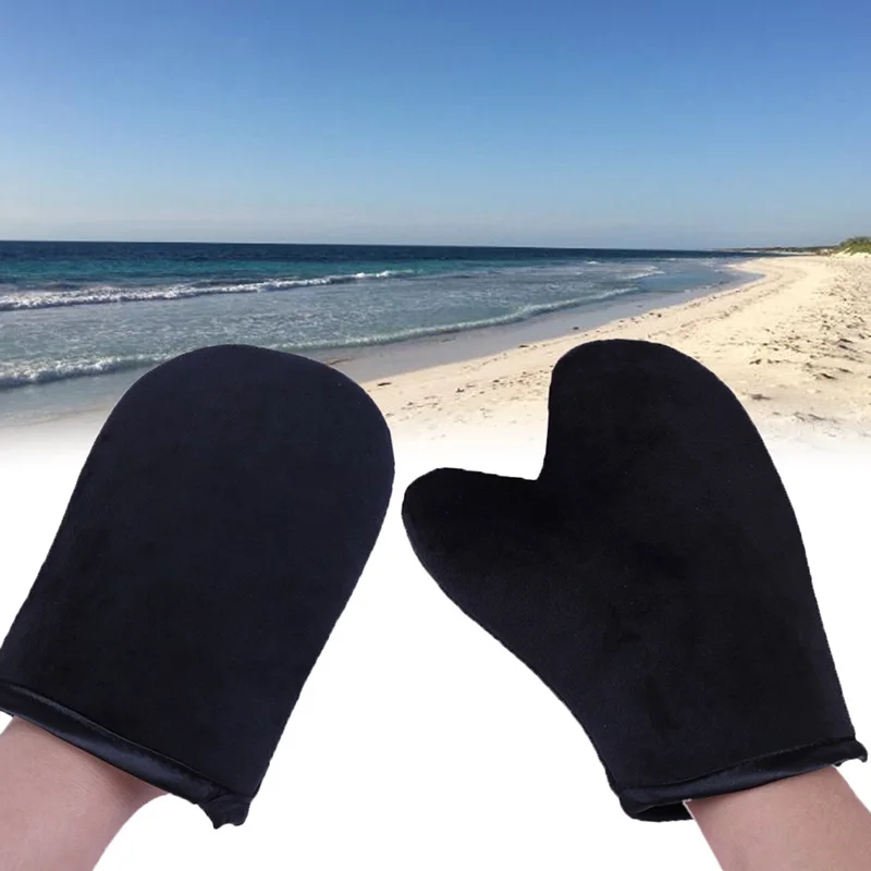 Новые многоразовые перчатки для чистки тела самостоятельного загара