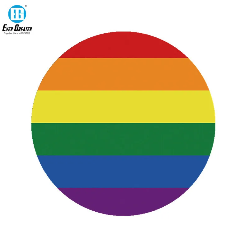 10*11 см творческие граффити Радуга лесбиянок геев гордость любовь сердце ПВХ