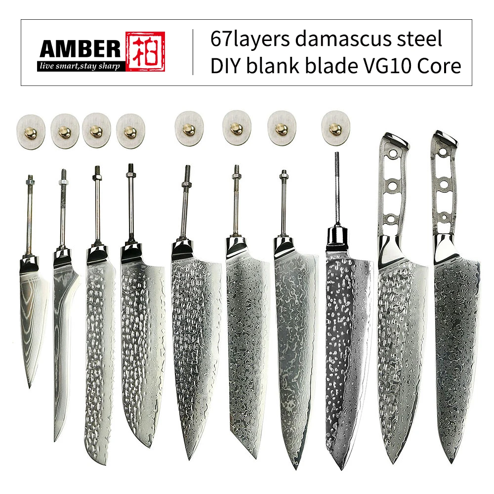 Поварской нож kiritsuke без ручки Нож поварской сделай сам с пустым лезвием|Кухонные