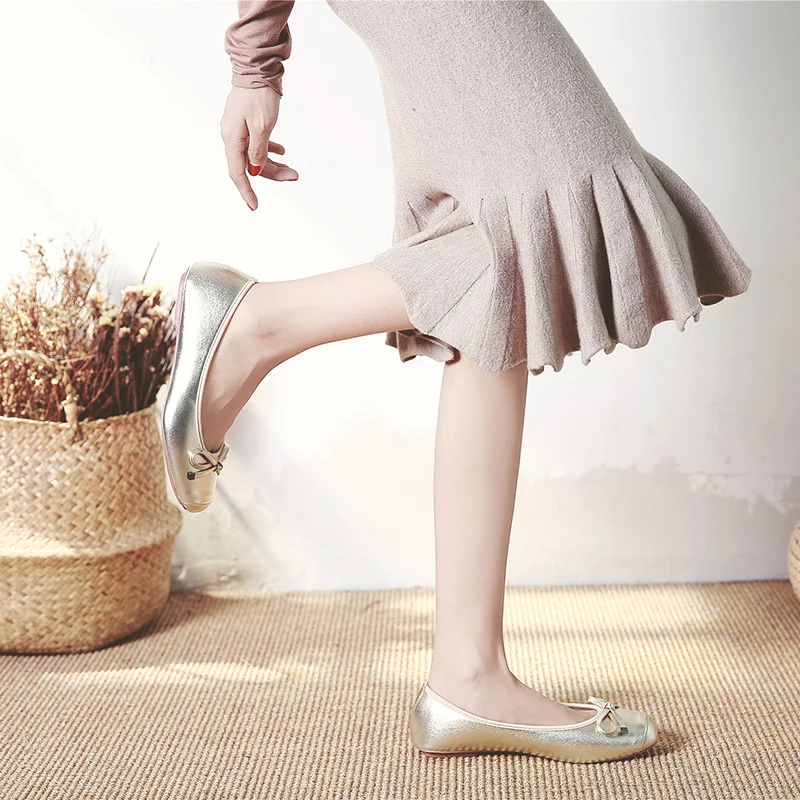 Обувь в горошек 2019 весенние балетки на плоской подошве туфли с квадратным носком