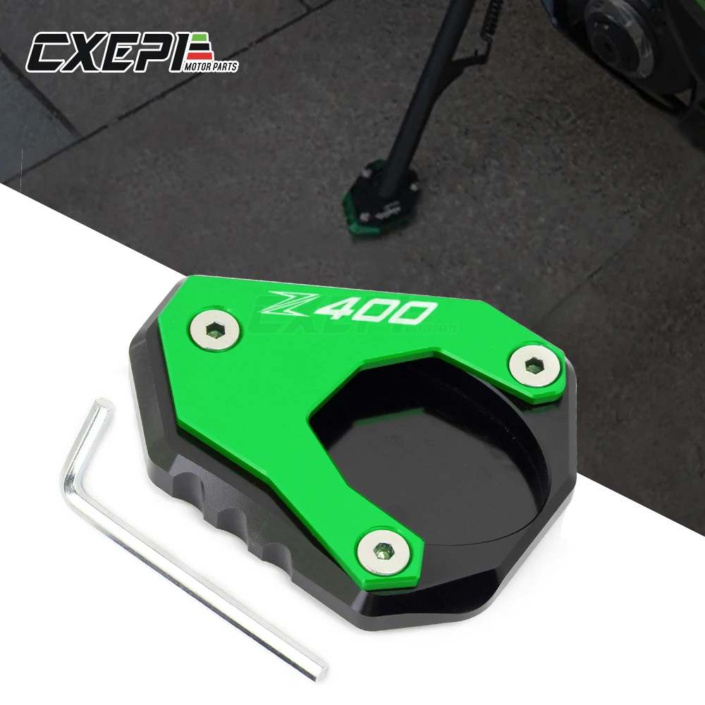 Увеличивающая боковая подставка для мотоцикла Kawasaki Z400 Z 400 2019 удлиняющая пластина