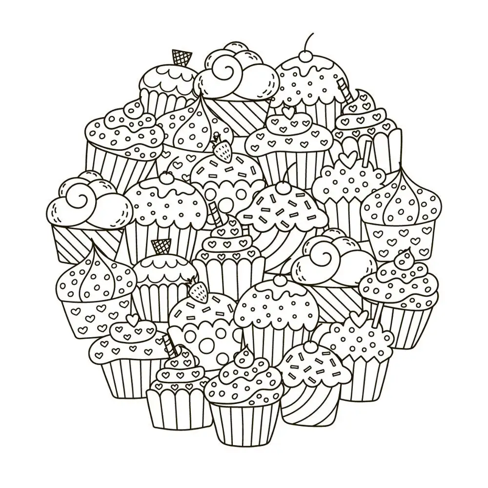 

Delicious cake Clear Stamps For DIY Scrapbooking/Card Making/Album Decorative Rubber Stamp Crafts