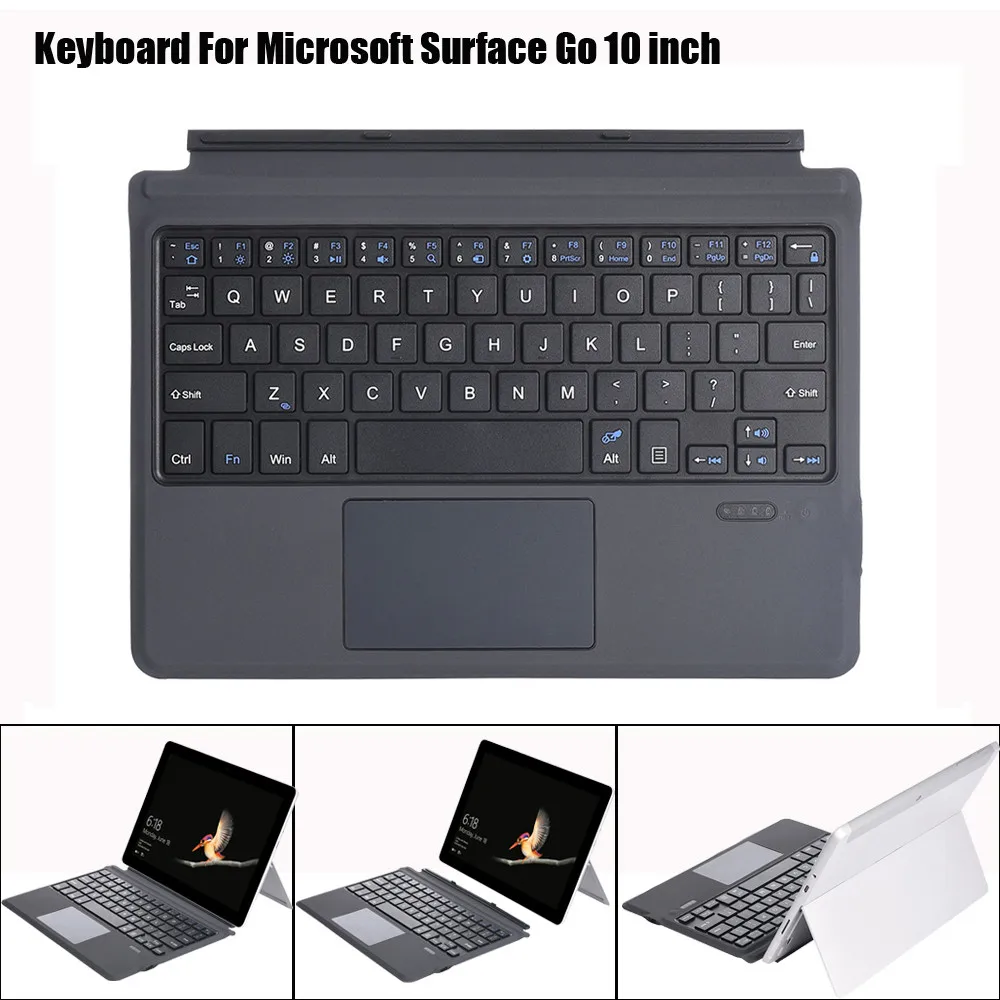 For Microsoft Surface Go 10 Inch 2018 Slim Trackpad Wireless BT Keyboard Built-in two-button type-c 5 Million Clicks | Компьютеры и