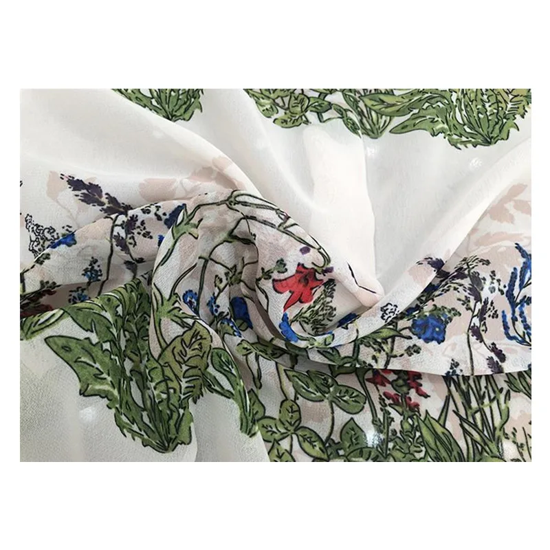 

Brand printed polyester fabric 145 cm width digital printing shirt dress handmade diy custom fabric Ultra low wholesale price