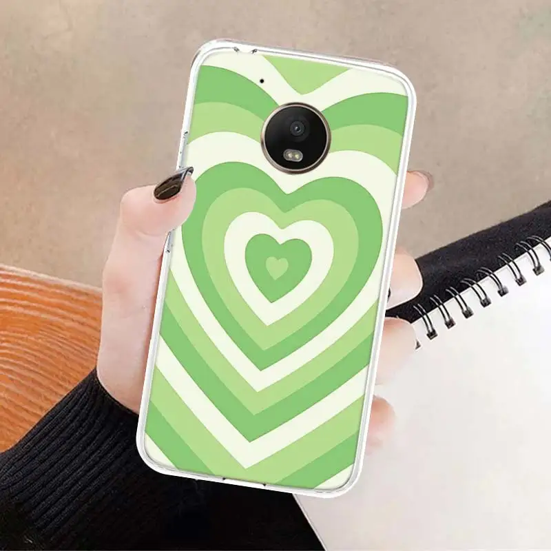 purple heart swirl soft cover soft phone case for motorola moto g7 g8 g9 g6 g30 e5 e6 power plus play one macro action fusion free global shipping