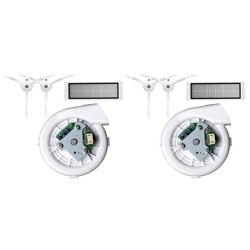 

8 шт./лот новый фильтр вентилятора боковая щетка для робота-пылесоса Xiaomi Roborock S50 S51 запасные части