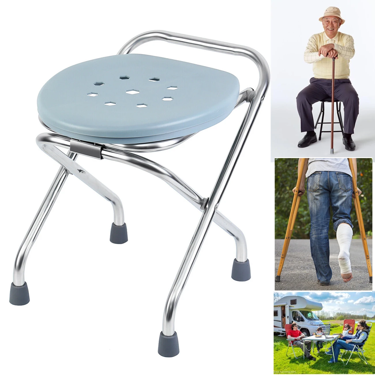 

Folding Baby Potty Infant Kids Toilet Training Seat Travel Camping Outdoors Metal Portable Potty Toilet Seat For Kids Old Man