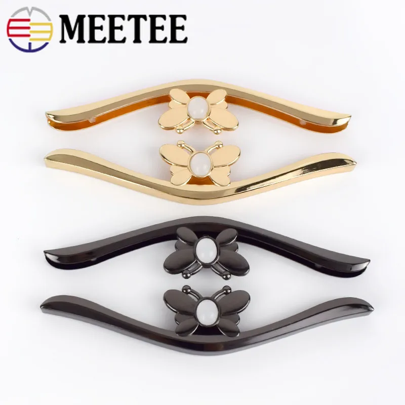 5 шт. 125x26 мм жемчужная сумка угловой декоративные пряжки винты для защиты кромка