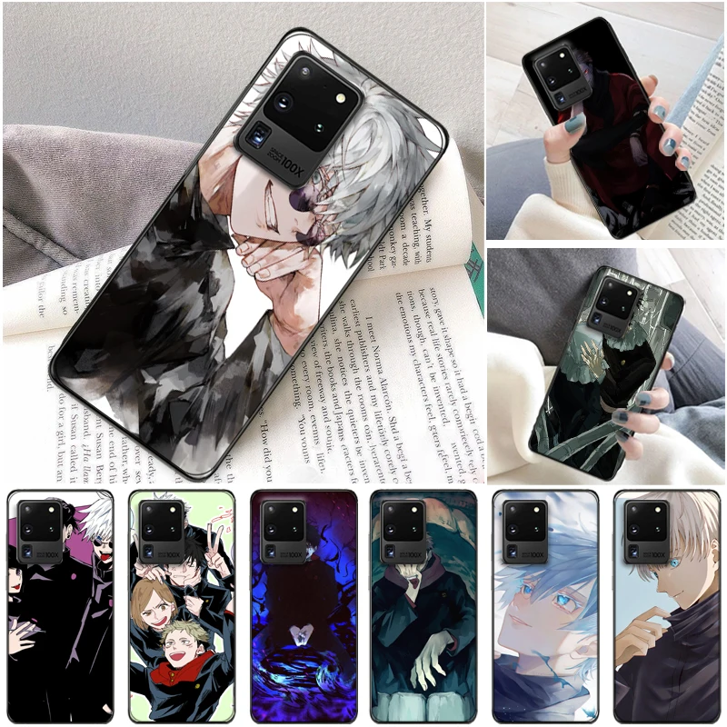 

Jujutsu Kaisen Fushiguro Megumi Yuji Itadori Sukuna Satoru Gojo Phone Case For Samsung Galaxy S20 Plus FE Lite Back Cover