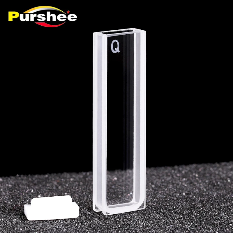 Стандартная кварцевая кювета с крышкой (3 мм)/кварцевая ячейка/спектрофотометры |