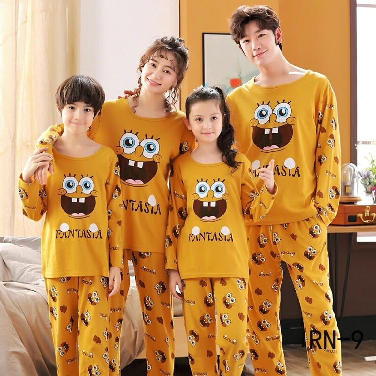 Осень 2019 одинаковые наряды рождественские пижамы для всей семьи с 3D принтом