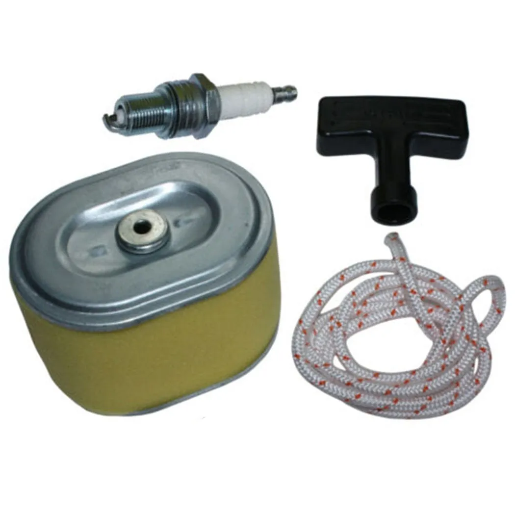 

Air Filter Spark Plug Rope Starter Handle For Honda GX140 GX160 GX200 Engine 17210-ZE1-505 BPR6ES 28461-ZE1-003 Lawn Mover Accs