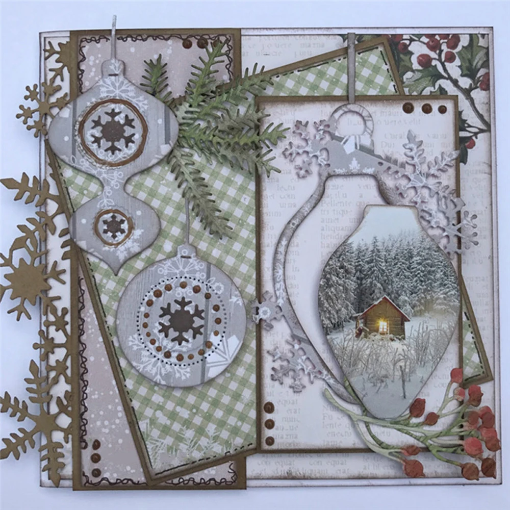 Фонарь рождественские украшения металлические Вырубные штампы для рукоделия
