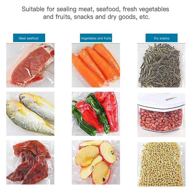 

Powerful Electric Vacuum Sealer Plastic Dry&Wet Packers Kitchen Automatic Food Vacuum Bags Sealer Bags Vacuum Packaging Machine