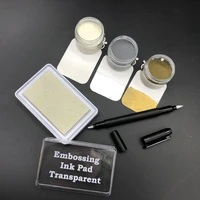 clear embossing ink pad stamping tool ink pen for hot foil roll scrapbooking craft paint embossing powder