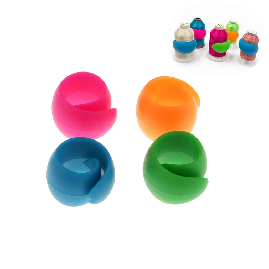 Обхваты для катушек с резьбой 4 шт. защищают катушки от разматывания новые