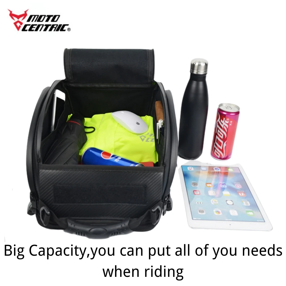 

MOTOCENTRIC Motorcycle Tail Bag Waterproof Helmet Package Top Case Moto Tank Bag Backpack Travel Suitcase Trunk For Scooter