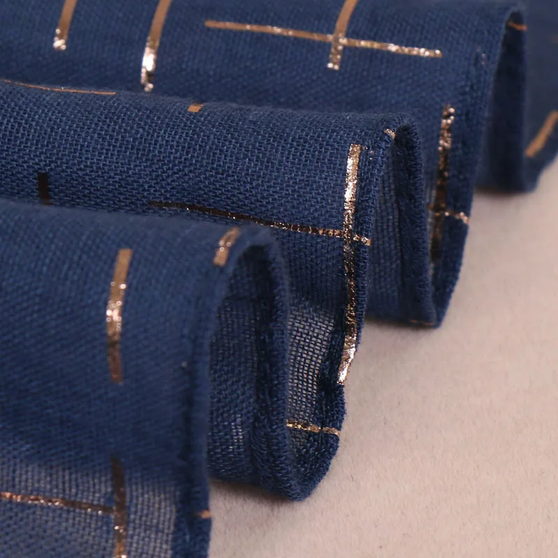 Популярный женский хлопковый Бронзовый шарф с бахромой новый геометрический