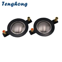 tenghong 2pcs 44 4mm treble voice coil audio speaker replacement diaphragm high pitched membrane tweeter repair parts assembly