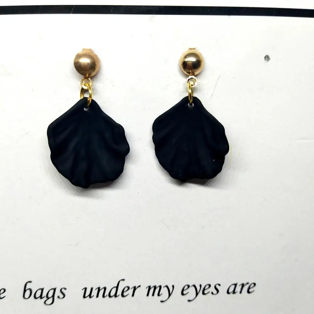 Zonoe 6 шт. ракушки смолы Висячие уши кольца жемчужный чокер головные уборы женские