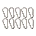 Карабин M7 M8 M9 M10 M11 M12 304 из нержавеющей стали, тяжелая Пряжка для альпинизма, быстрый зажим, зажим для ключа, 10 шт., 5 шт.