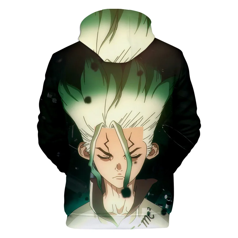Костюм для косплея из аниме Dr. Stone Senku Ishigami толстовка с 3D принтом модные костюмы на