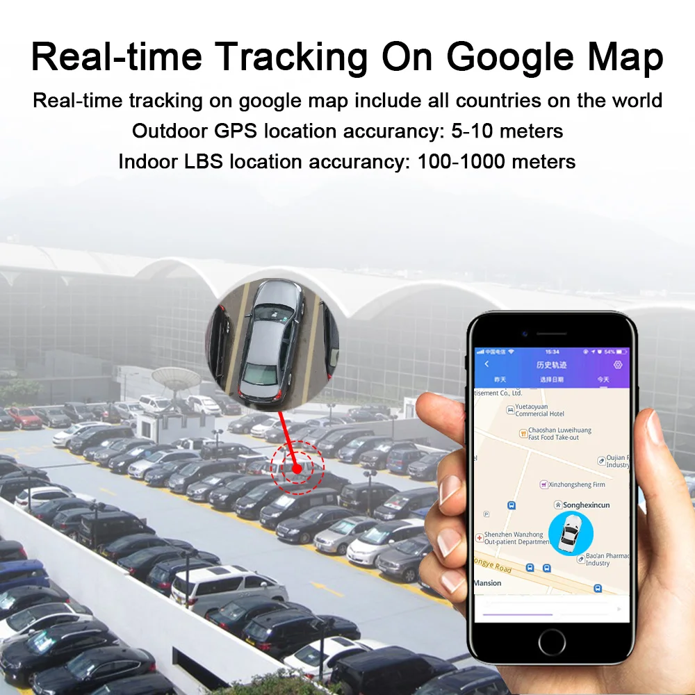 Vjoycar Global New 4G LTE GPS трекер TK905-4G 5000 мАч голосовой монитор магнитный автомобильный