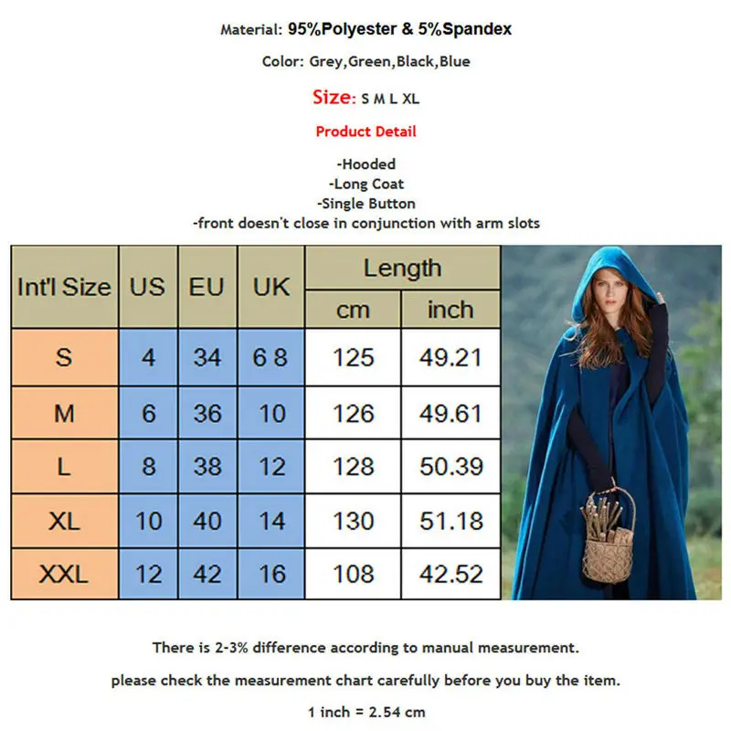 

2019 Plus Size Autumn Winter Batwing Party Jackets Hooded Hoodie Capes For Women Winter Long Coat Jacket Cloak Poncho Cardigan
