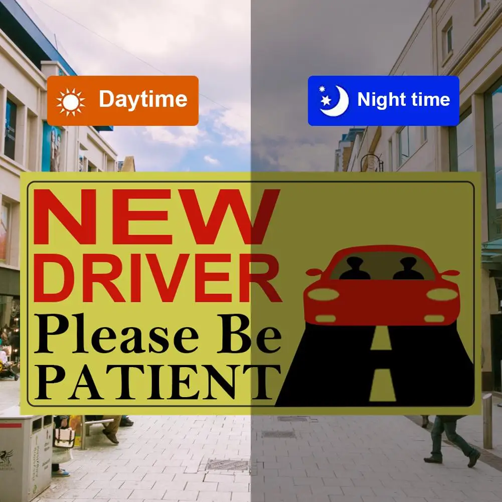 Новинка 2019 светоотражающие магнитные автомобильные наклейки Автомобильный знак