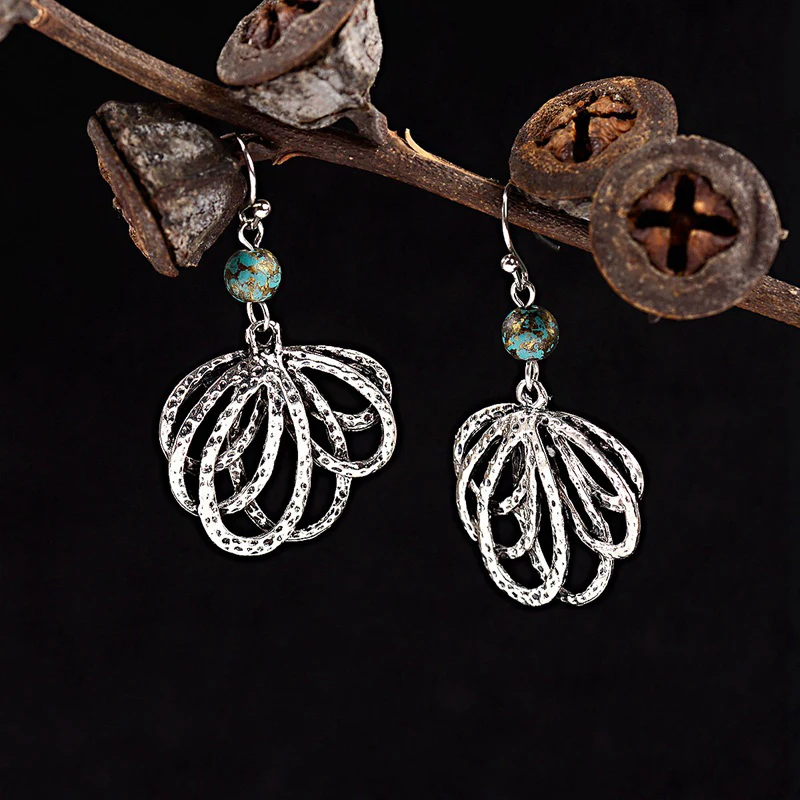 Женские Висячие серьги CARTER LISA богемные элегантные в цветочек этнические