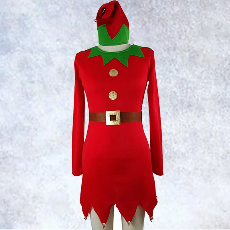 2019 Оригинальные красные рождественские костюмы для женщин и взрослых