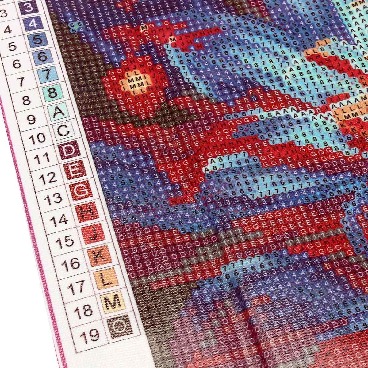 30x30 см DIY 5D алмазная живопись цветок вышивка крестиком ремесло стежка домашний декор