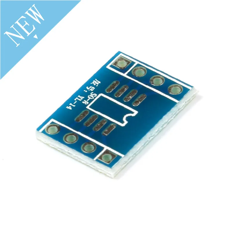 Адаптер SOP 8 SOP8 SO8 К DIP8 20 шт. плата PCB преобразователь DIP адаптер пластина MSOP8 SOIC8 TSSOP8