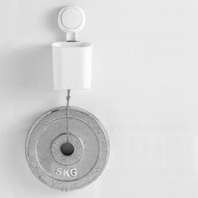 

Kitchen Sundries Storage Rack Toothbrush Holder Wall Hanging Bathroom Suction Cup Toothbrush Toothpaste Rack Wall Storage Tube