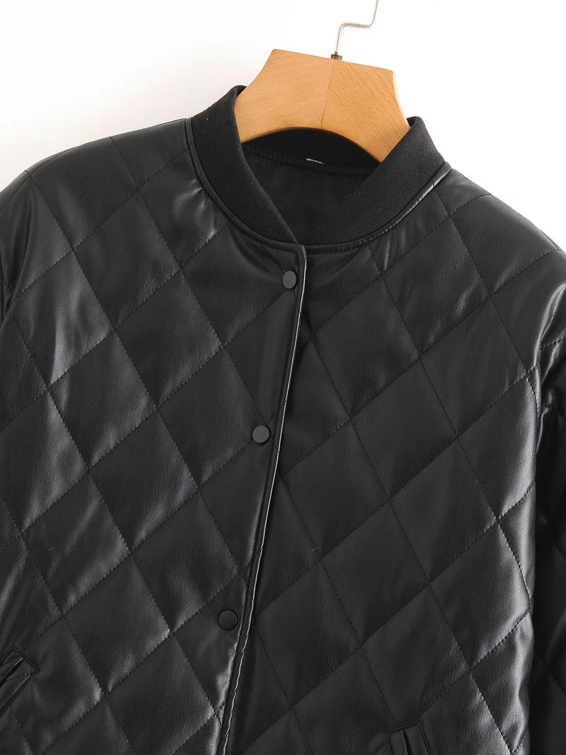 Новая брендовая куртка из искусственной кожи для женщин осенне зимние