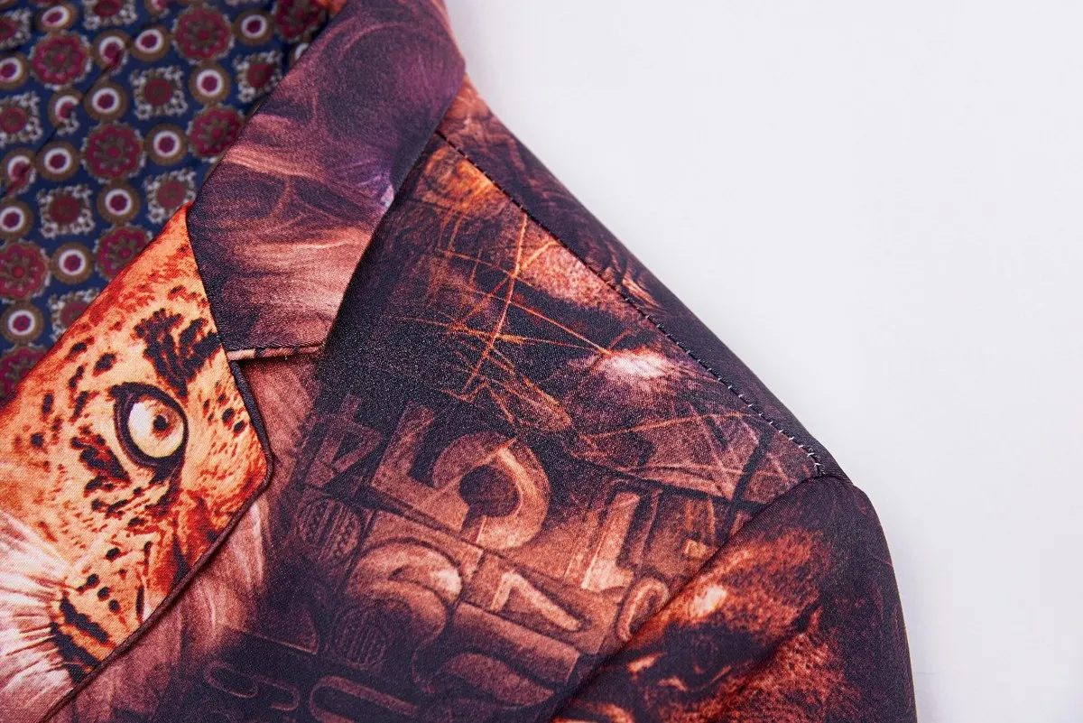 Новый мужской блейзер PYJTRL дизайнерский повседневный костюм с 3d рисунком