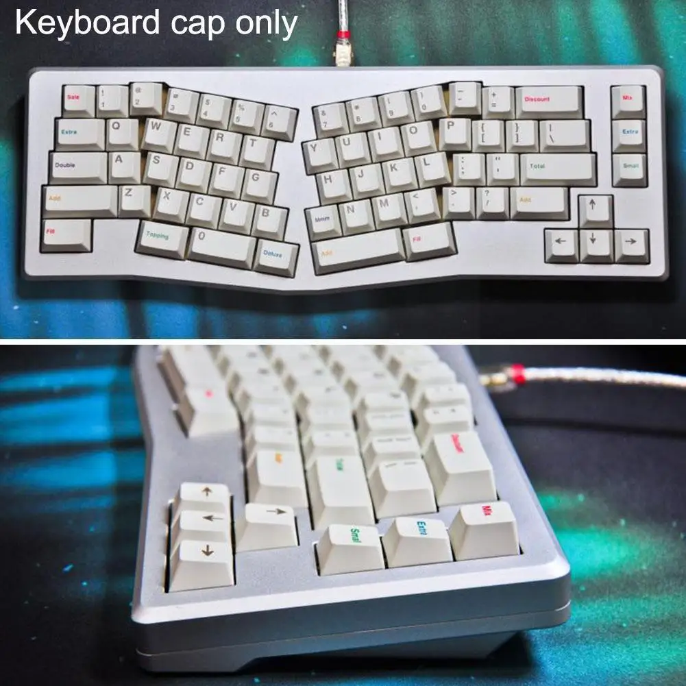 

Полные колпачки клавиш подходят для Mx Switch, оригинальная Заводская высота, Pbt для механической клавиатуры, колпачки клавиш L5s7