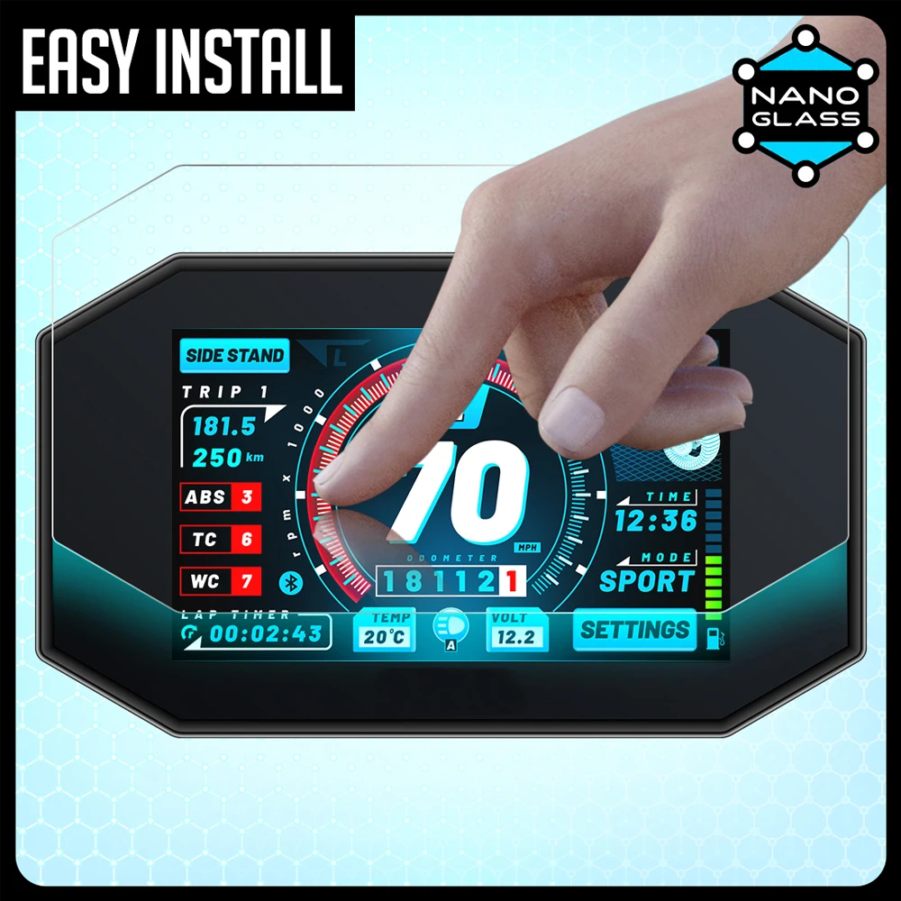 for ducati xdiavel s 2016 diavel 1260 1260s 2019 2020 nano glass motorcycle dashboard screen protector instrument film free global shipping